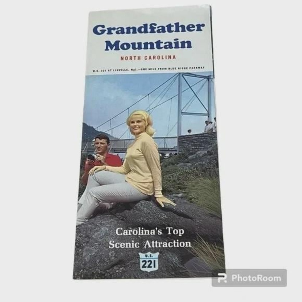Vintage Grandfather Mountain Tour‎ Travel Brochure 1960s